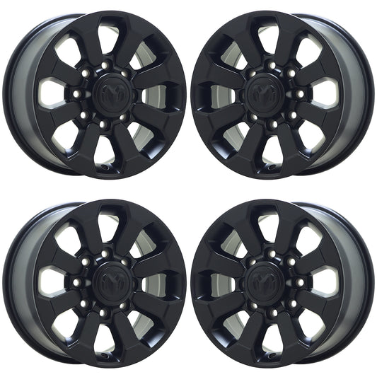 17" Dodge Ram 2500-3500 Truck Satin Black wheels rims Factory OEM 2599 EXCHANGE