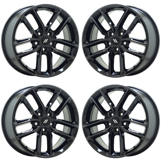 20" Dodge Durango Jeep Grand Cherokee Black Chrome wheels Factory OEM set 2730