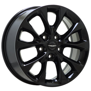 18" Chrysler Pacifica Black wheels rims Factory OEM set 2041