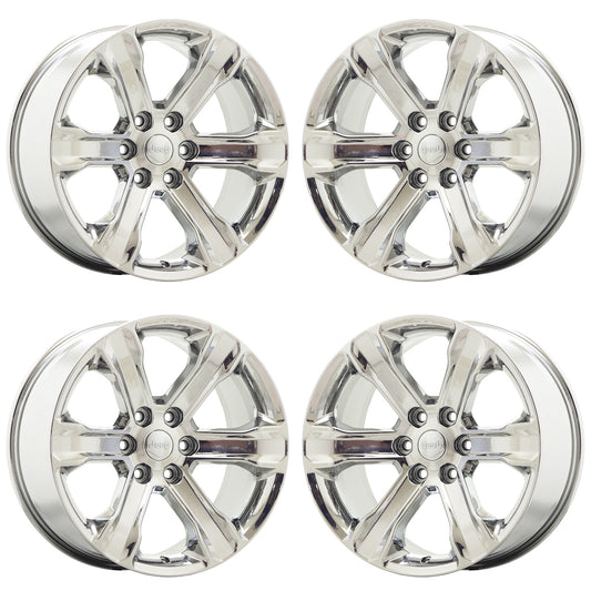 20" Jeep Wagoneer Bright Chrome wheels rims Factory OEM set 9278 EXCHANGE