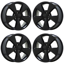 Load image into Gallery viewer, EXCHANGE 18&quot; Jeep Cherokee Black wheels rims Factory OEM set 4 9155
