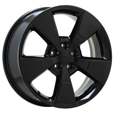 18" Jeep Cherokee Gloss Black wheels rims Factory OEM set 9155