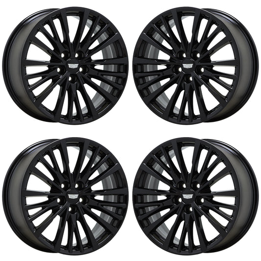 20" Cadillac CT6 Gloss Black wheels rims Factory OEM GM set 4830 EXCHANGE