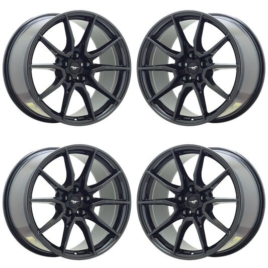 19" Ford Mustang Shelby GT350 Black Chrome wheels rims OEM 10223 10224 EXCHANGE