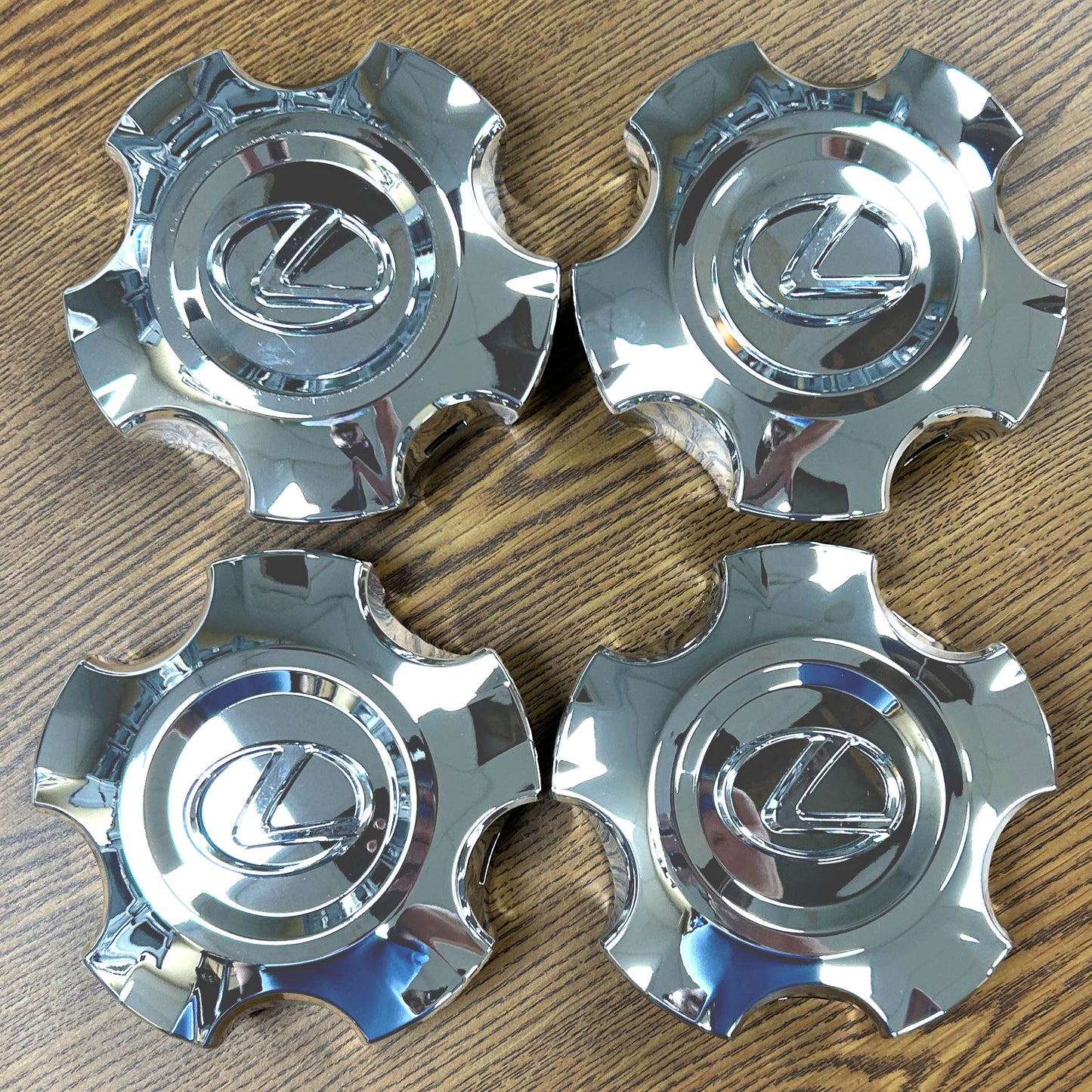 5 1/2" Lexus LX570 Chrome Center Cap set