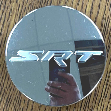 2 1/2" Dodge Challenger, Charger, Durango SRT Chrome Center Cap #5QW99SZ0AA set