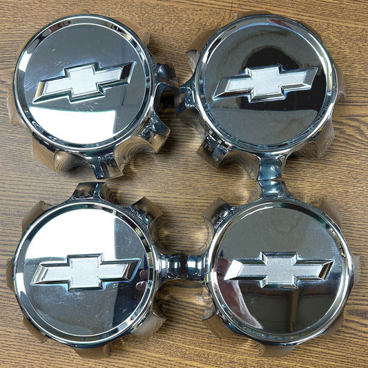 7" Chevrolet Silverado 2500, 3500 SRW Chrome OEM Center Cap #84776571 set
