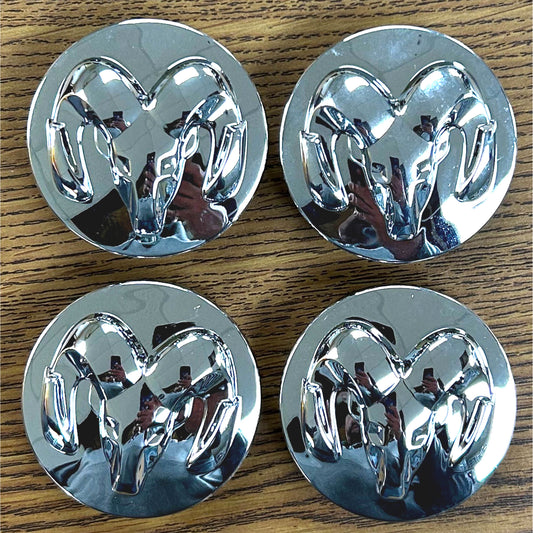 2 1/2" Dodge Avenger, Caliber, Challenger Chrome Center Cap 1LB72SZ0AB set