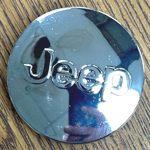 2 1/2" Jeep Cherokee, Liberty Compass Chrome Center Cap 1LB77TRMAB single