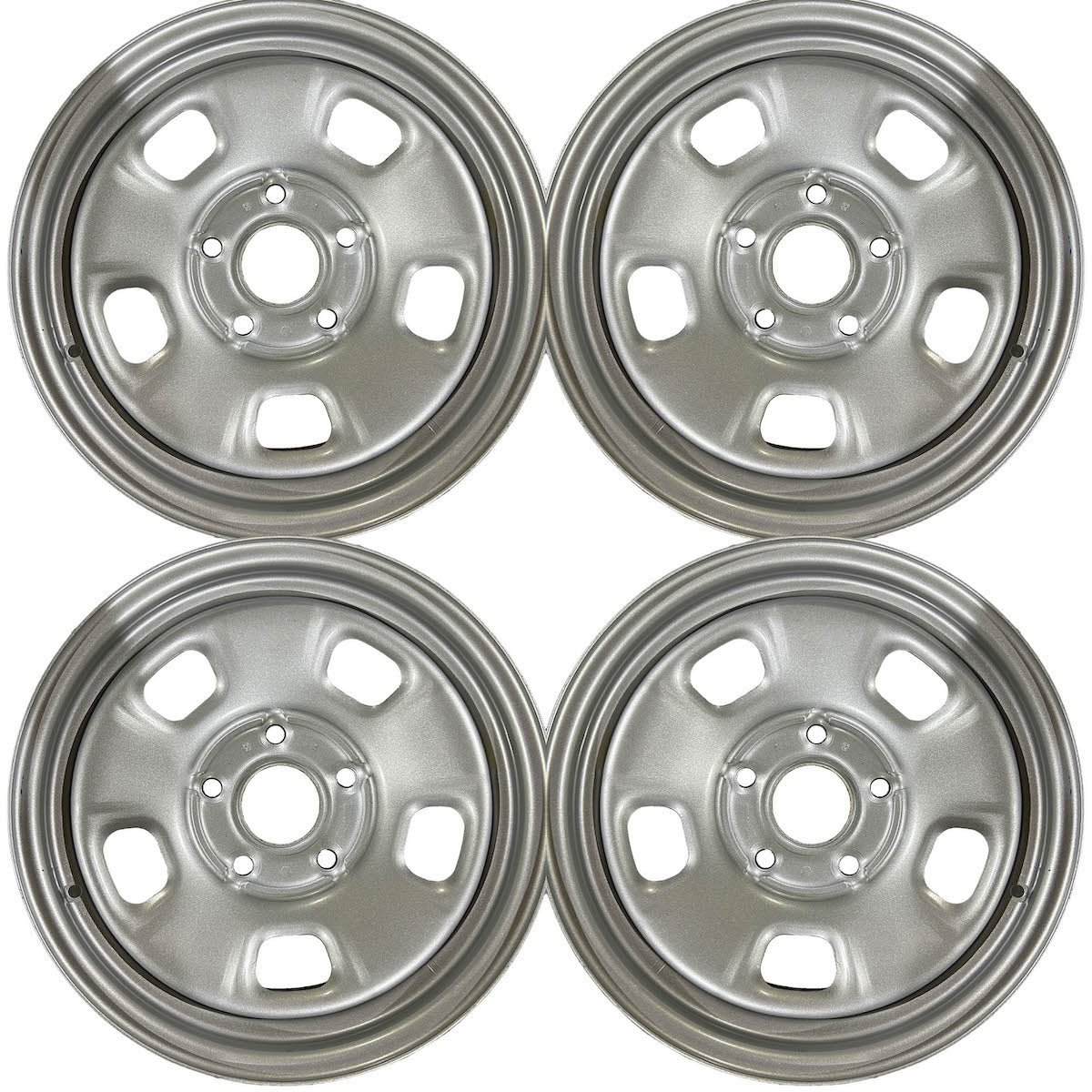 17" Dodge Ram 1500 Powder Coat Silver Steel Factory OEM wheels rims set 2162
