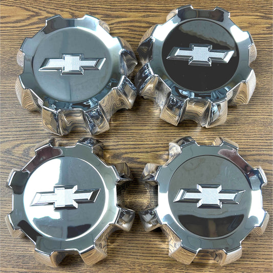 6 7/8" Chevrolet Silverado 2500, 3500 Chrome OEM Center Cap #22909149 set