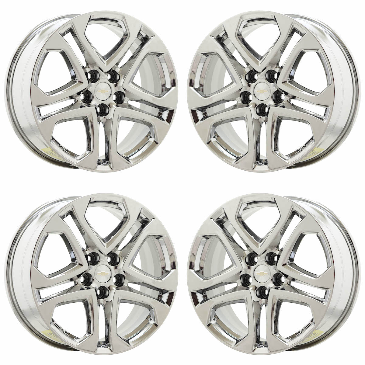 19" Chevrolet SS Bright Chrome wheels rims Factory OEM set 5721 5722 EXCHANGE