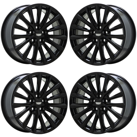 19" Cadillac CT5 CT6 Gloss Black wheels rims Factory OEM set 4842 EXCHANGE