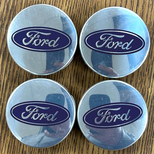 2 1/8" Ford Explorer OEM Polished Center Cap #LB5Z1130B set
