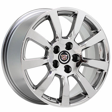 18" Cadillac CTS Sedan Bright Chrome wheels rims Factory OEM GM set 4628