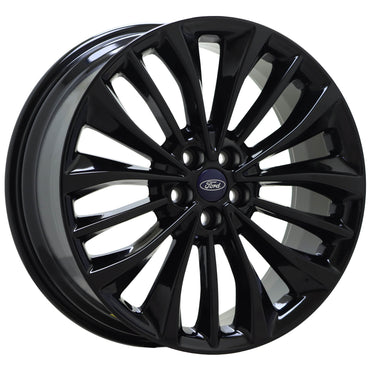 20" Ford Edge Gloss Black wheels rims Factory OEM set 10255