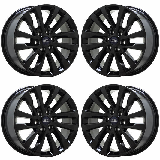 20" Ford Expedition Gloss Black wheels rims Factory OEM set 10144 EXCHANGE