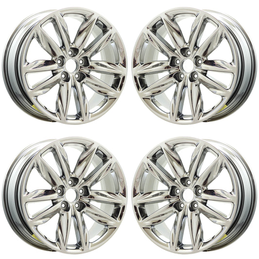20" Acura MDX Bright Chrome wheels rims Factory OEM set 71864 EXCHANGE