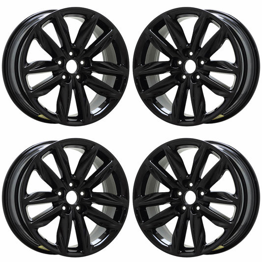20" Acura MDX Gloss Black wheels rims Factory OEM set 71864 EXCHANGE
