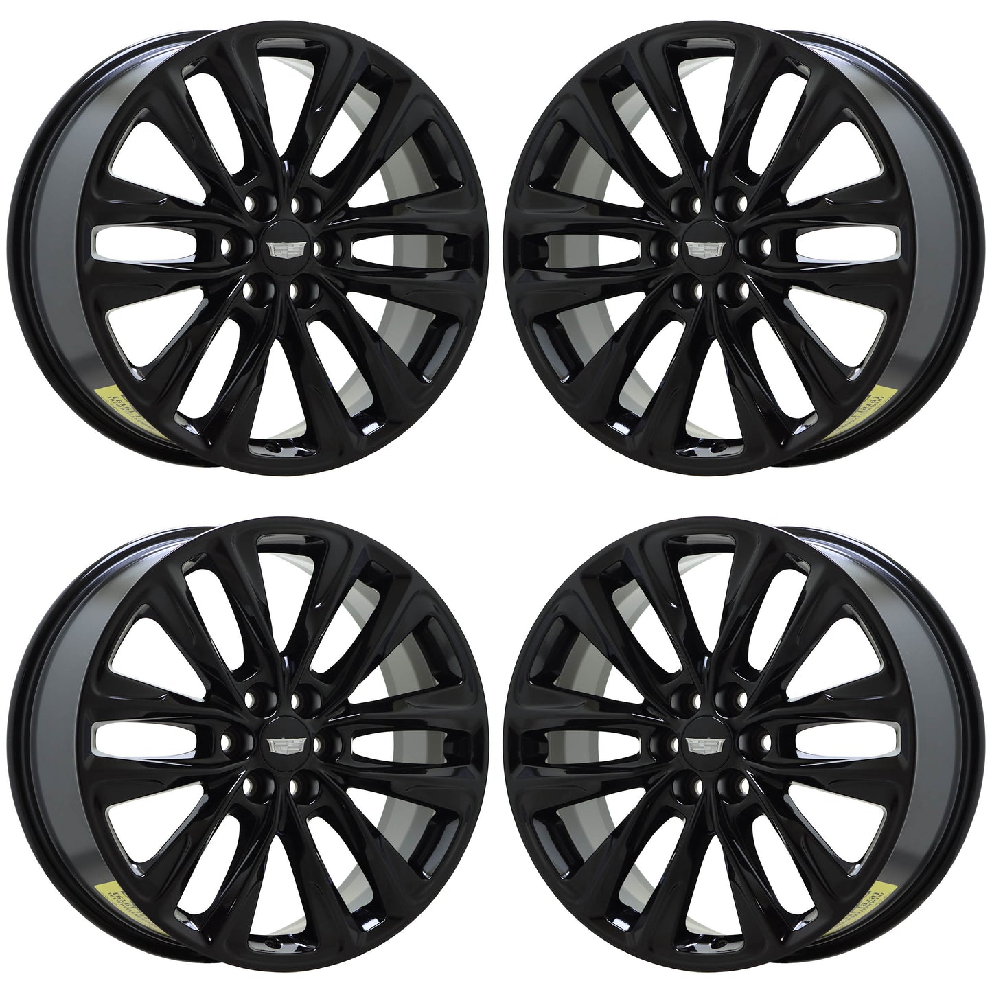 20" Cadillac XT5 XT6 Gloss Black wheels rims Factory OEM set 4871