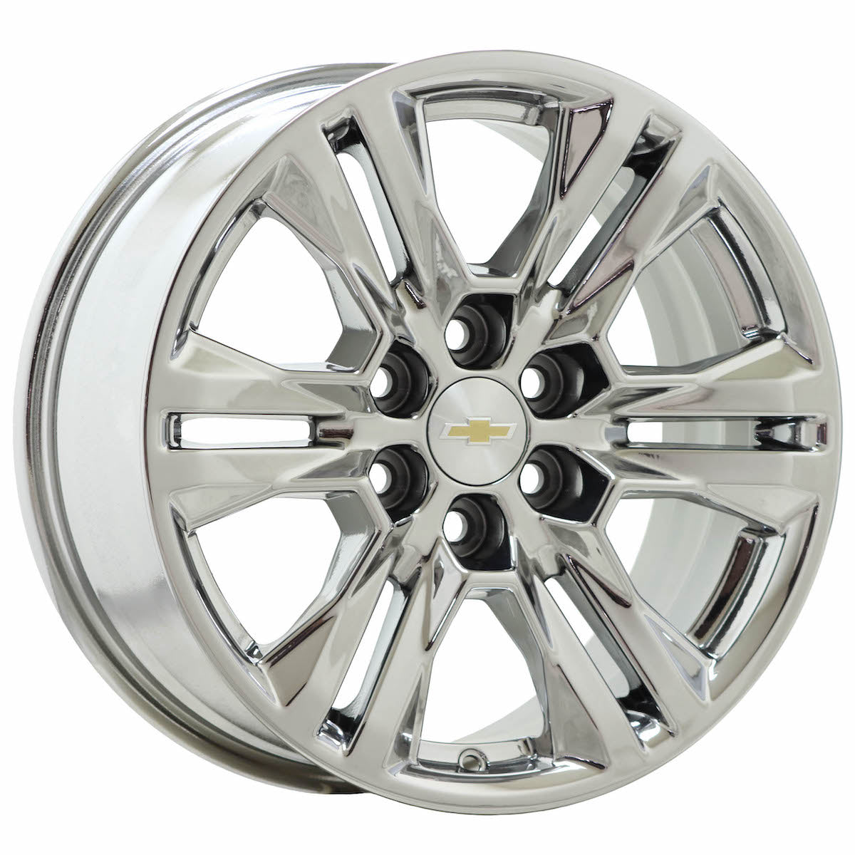 17" Chevrolet Colorado Bright Chrome wheels rims OEM set 5871 EXCHANGE