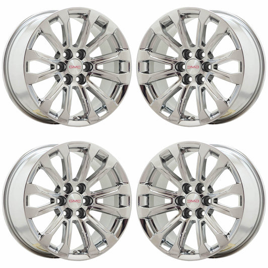 18" GMC Canyon Bright Chrome wheels rims Factory OEM set 14023