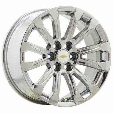 18" Chevrolet Colorado Bright Chrome wheels rims Factory OEM set 14023