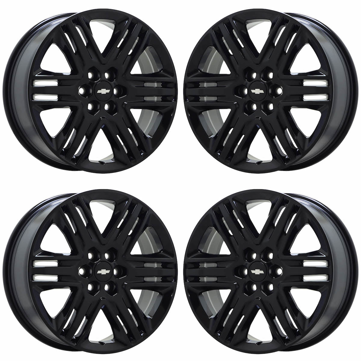 20" Chevy Traverse Gloss Black wheels rims Factory OEM GM set 5953 EXCHANGE
