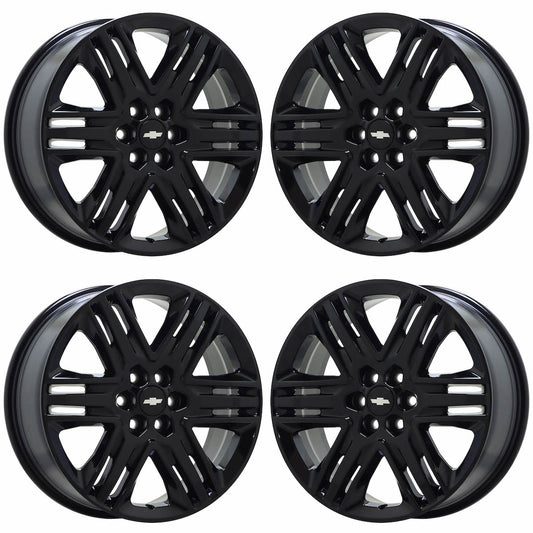 20" Chevy Traverse Gloss Black wheels rims Factory OEM GM set 5953 EXCHANGE