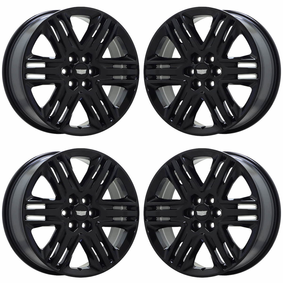 20" Cadillac SRX Gloss Black wheels rims Factory OEM GM set 5953 EXCHANGE