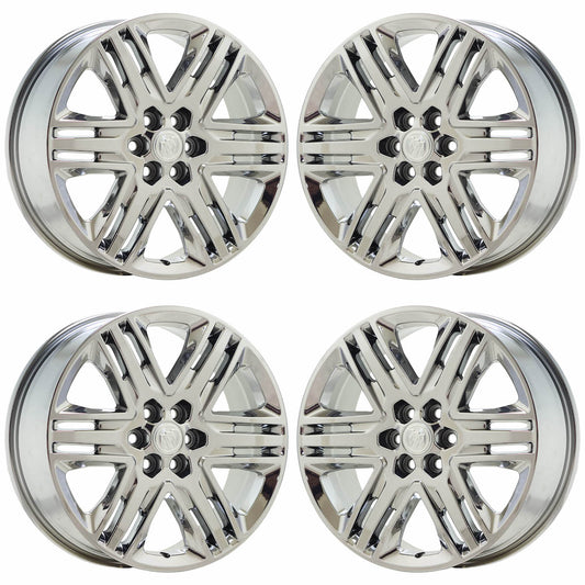 20" Buick Enclave Bright Chrome wheels rims Factory OEM GM set 5953 EXCHANGE