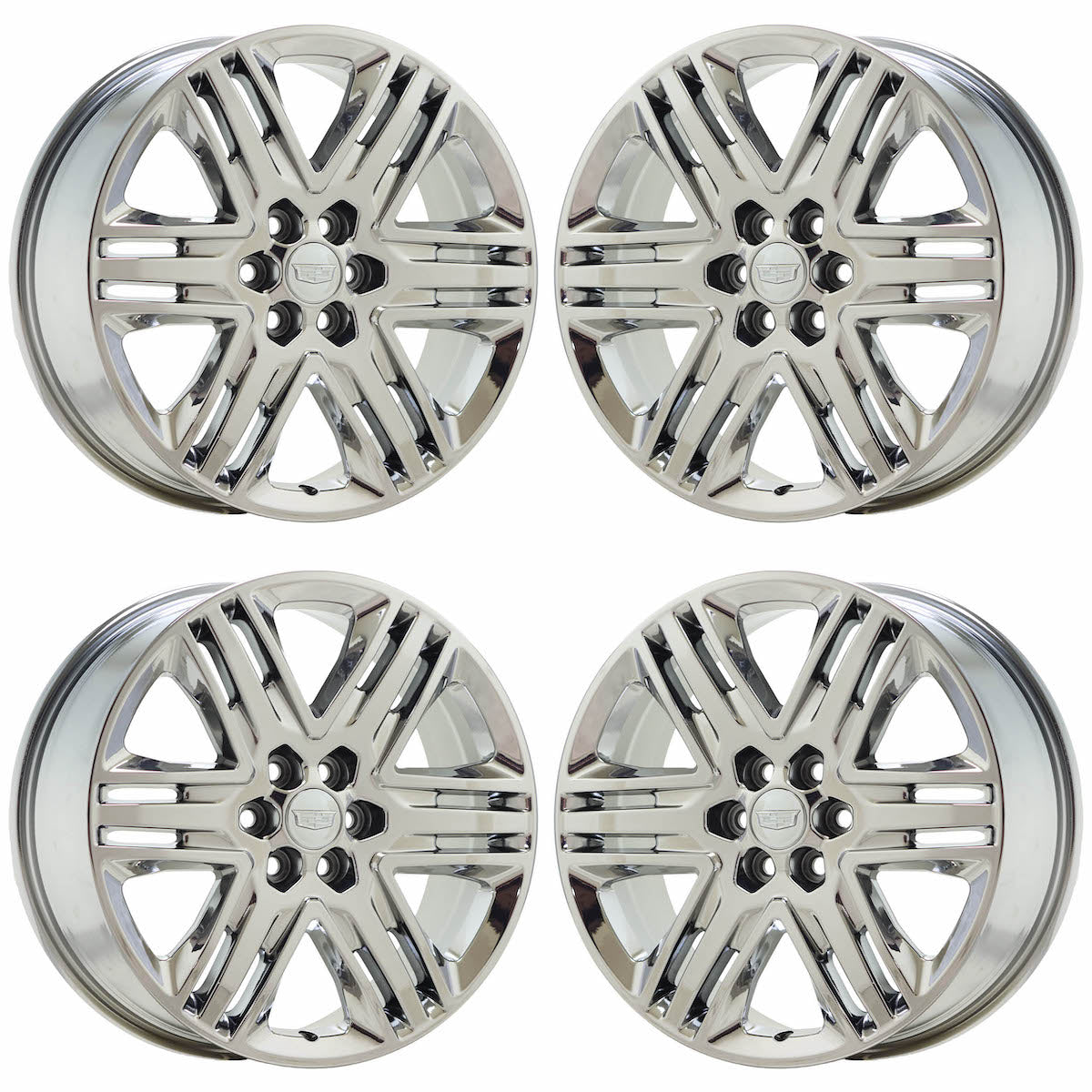 20" Cadillac SRX Bright Chrome wheels rims Factory OEM GM set 5953 EXCHANGE