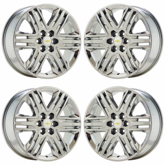 20" Chevy Traverse Bright Chrome wheels rims Factory OEM GM set 5953 EXCHANGE