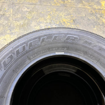2457517 245/75R17 - 112T Bridgestone Dueler H/T A/S tire single 9.2/32