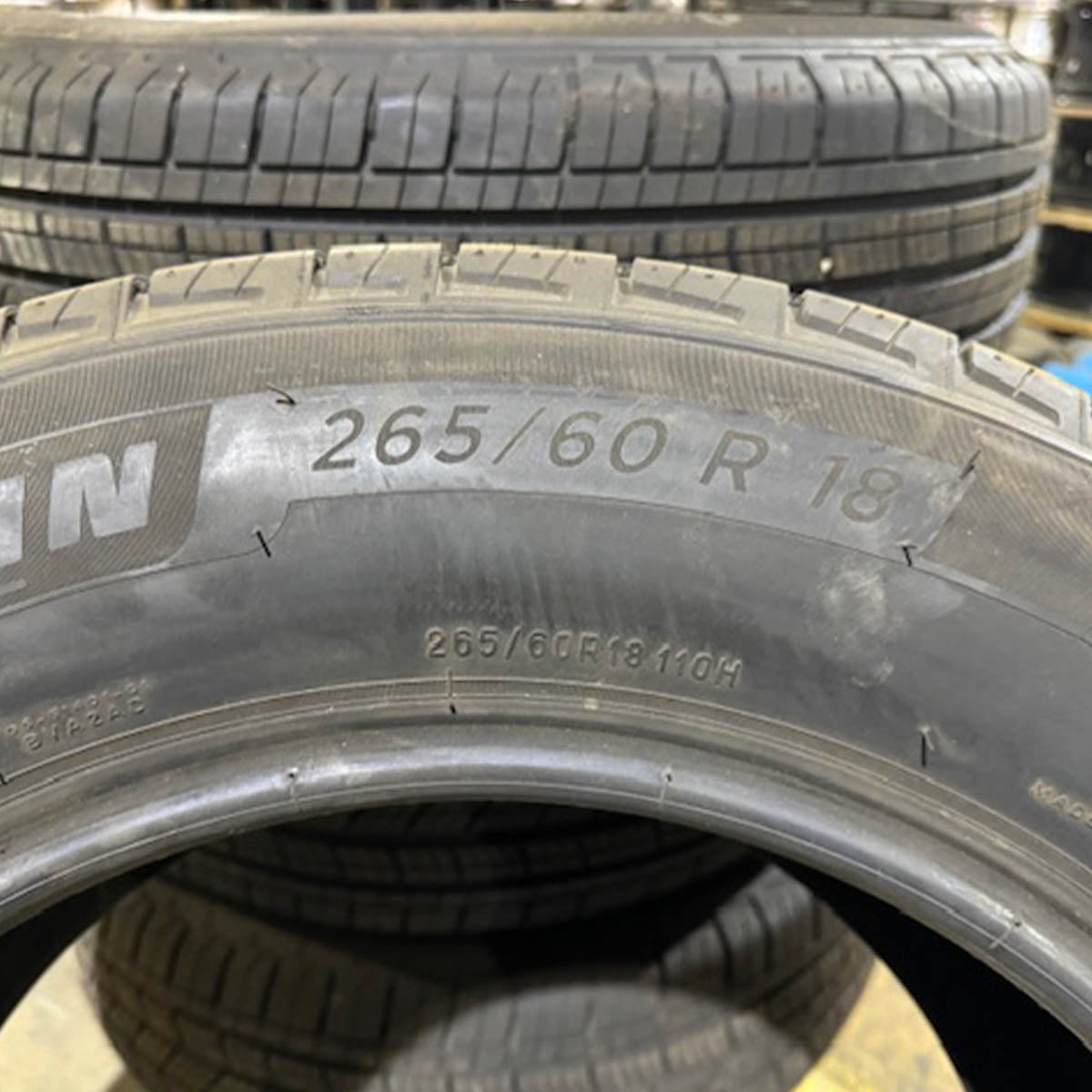 2656018 265/60R18 - 110H Michelin Primacy LTX tires set 8.8/32