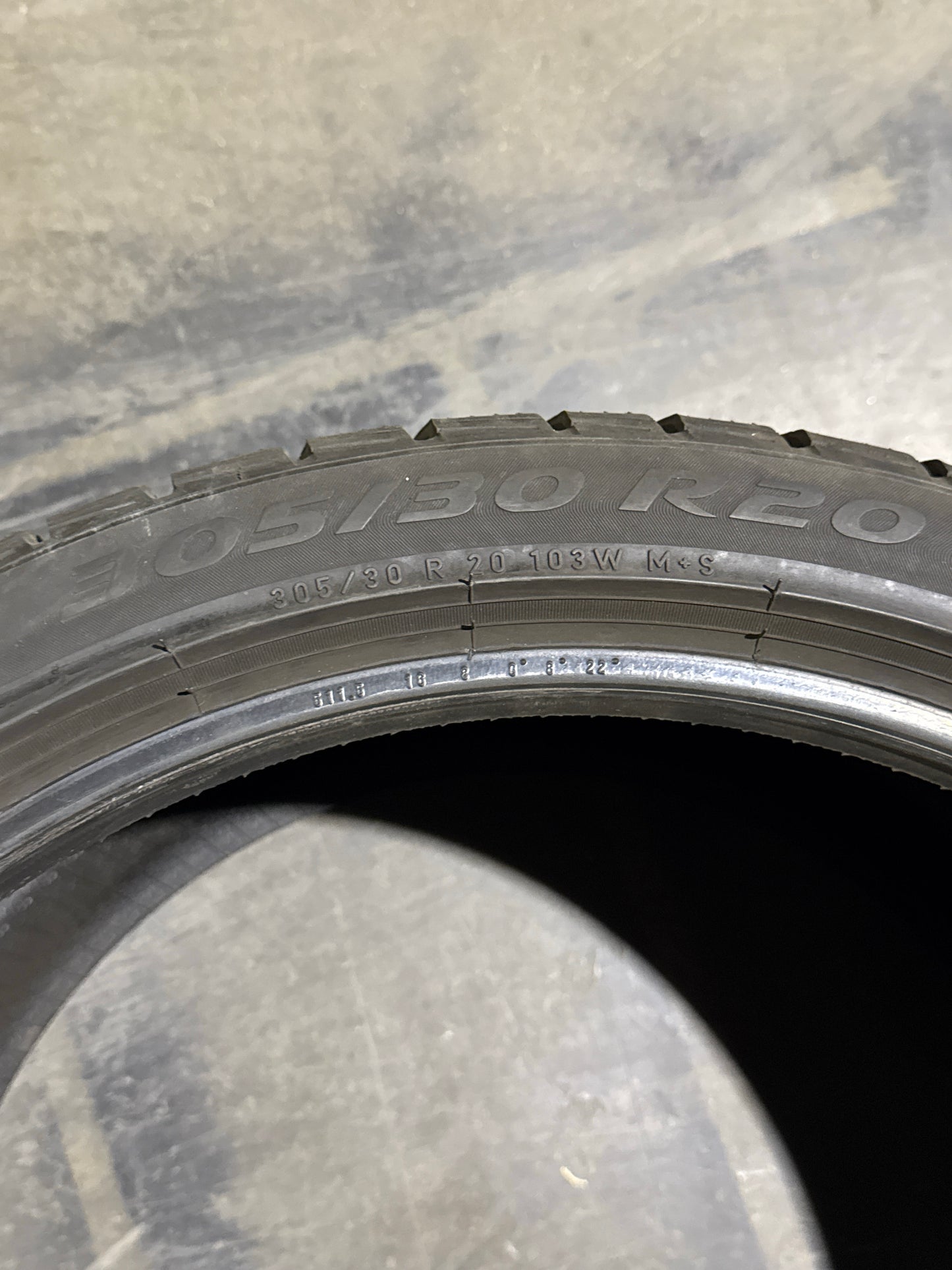 3053020 305/30R20-103W Pirelli SottoZero3 Winter tires (pair) 7/32