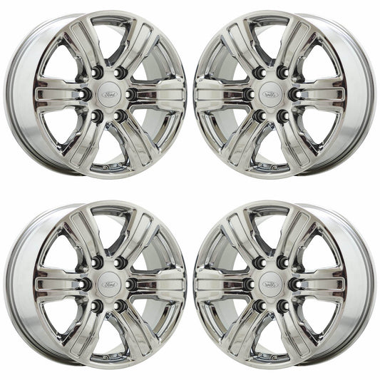 17" Ford Ranger Truck Bright Chrome wheels rims Factory OEM set 10228 EXCHANGE