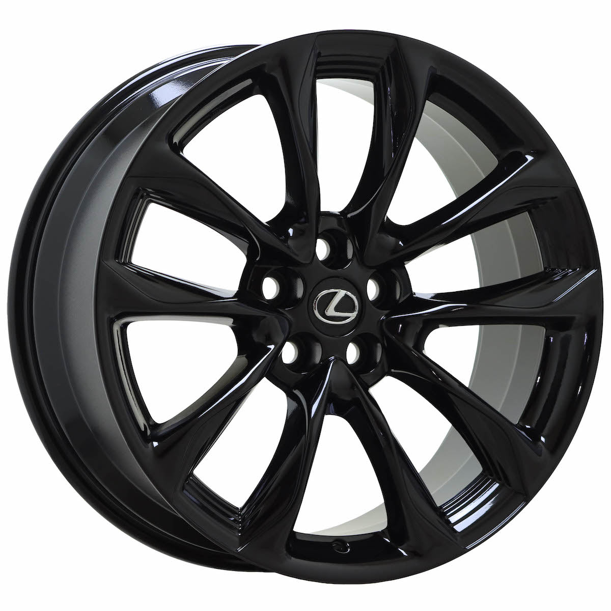 21" Lexus LC500 LC500h Gloss Black wheels rims Factory OEM 74361 74362 EXCHANGE