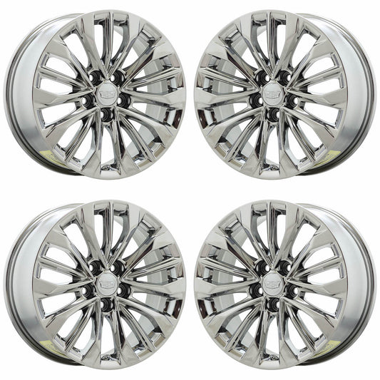 18" Cadillac XT4 Bright Chrome wheels rims Factory OEM set gz088 EXCHANGE