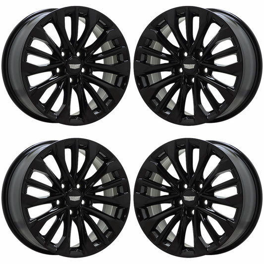 18" Cadillac XT4 Gloss Black wheels rims Factory OEM set gz088 EXCHANGE