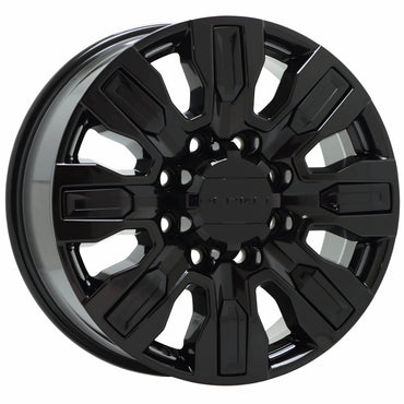 20" GMC Sierra 2500 3500 Gloss Black wheels rims Factory OEM set 84830459