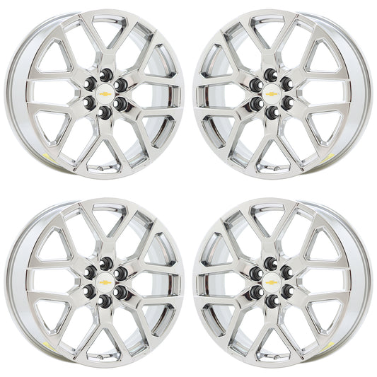 20" Chevrolet Blazer Bright Chrome wheels rims Factory OEM set 14084 EXCHANGE