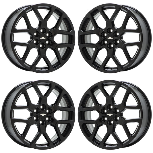 20" Chevrolet Blazer Gloss Black wheels rims Factory OEM set 14084 EXCHANGE