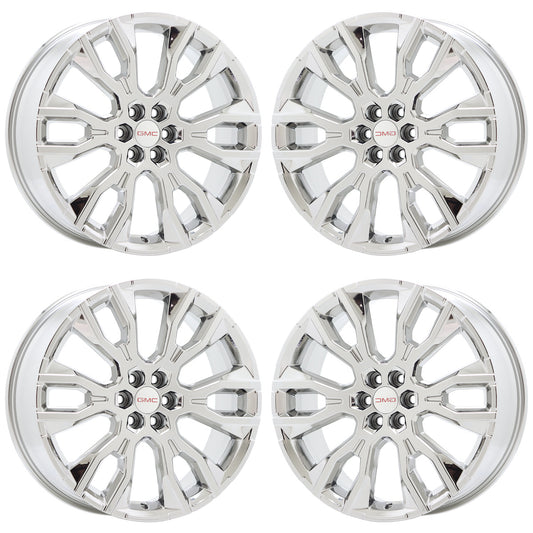 22" GMC Acadia Bright Chrome wheels rims Factory GM set gv066 EXCHANGE