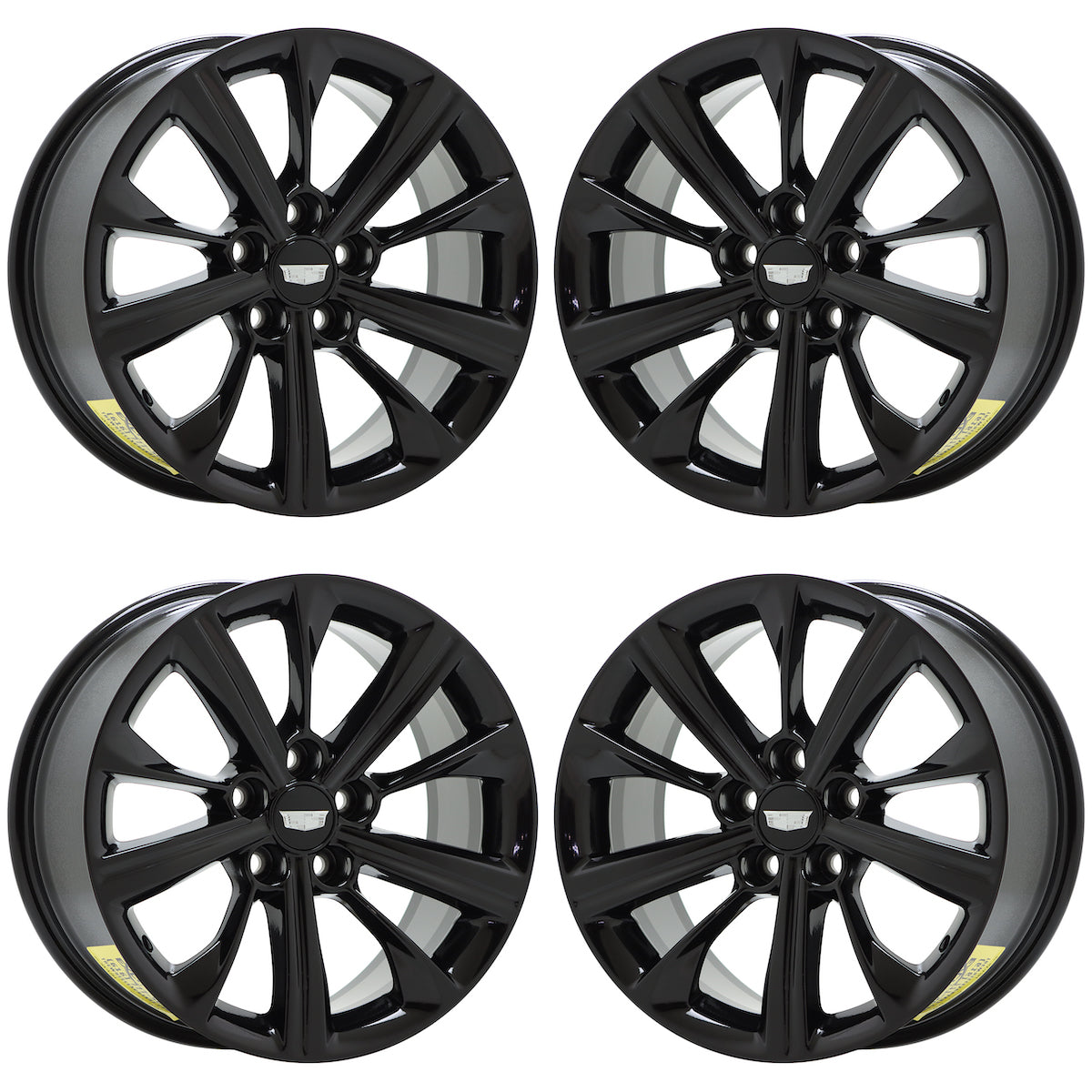 18" Cadillac CT5 Gloss Black wheels rims Factory OEM set 25ct518 EXCHANGE