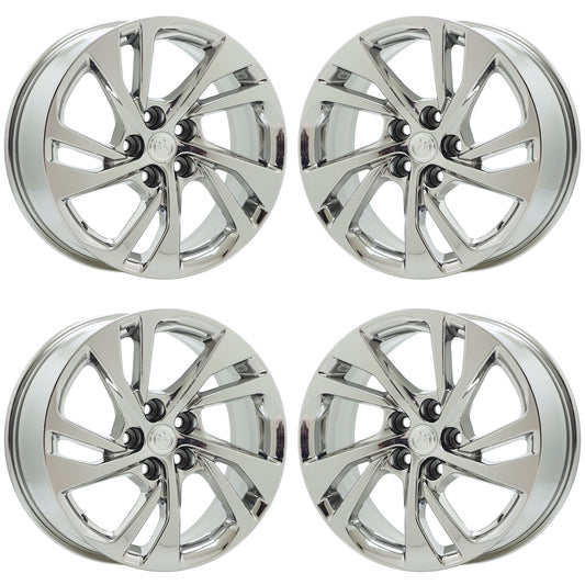 18" Buick Envision Bright Chrome wheels rims Factory OEM set 4160 EXCHANGE