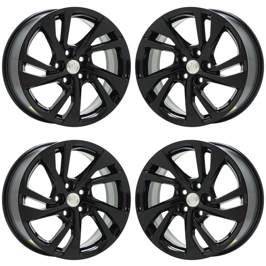 18" Buick Envision Gloss Black wheels rims Factory OEM set 4160 EXCHANGE
