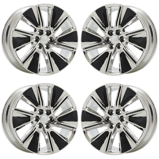 22" Cadillac Lyriq Bright Chrome wheels rims Factory OEM 4880 EXCHANGE