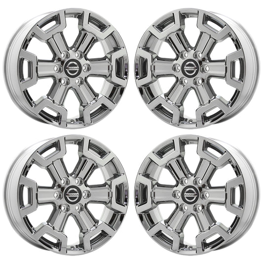 20" Nissan Titan XD Truck FACTORY Chrome wheels rims Factory OEM set 4 62727