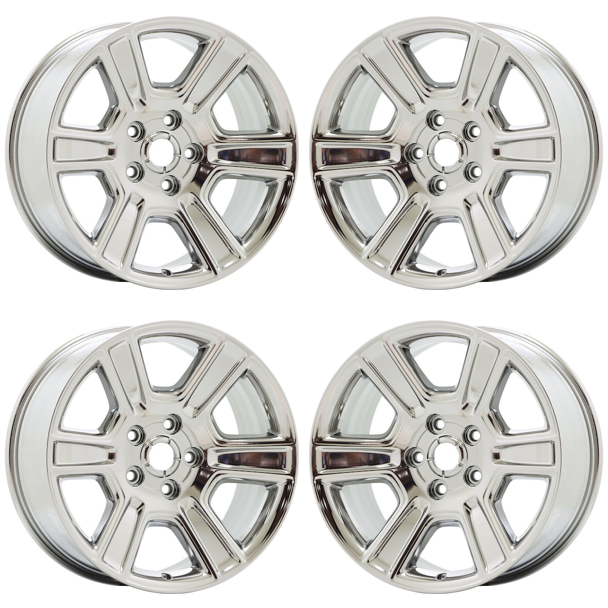 20" Dodge Ram 1500 Bright Chrome wheels rims Factory OEM set 2561 EXCHANGE